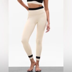 Salutation Stash High Rise Legging Sz s & Vital Bra, Black & Ivory A-C sz M